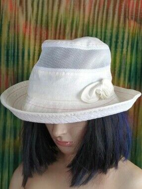 Sun Hat Bucket Hat Linen/Cotton Blend